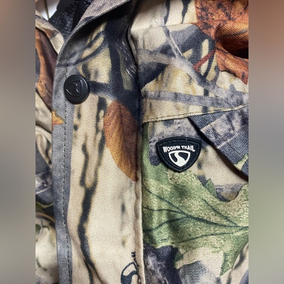 Wood’N Trail Camo Hunting Jacket Full Zip Mens Medium - Picture 10 of 11